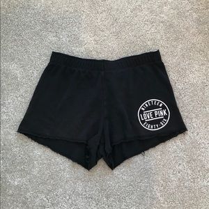 Black Victoria’s Secret PINK shorts